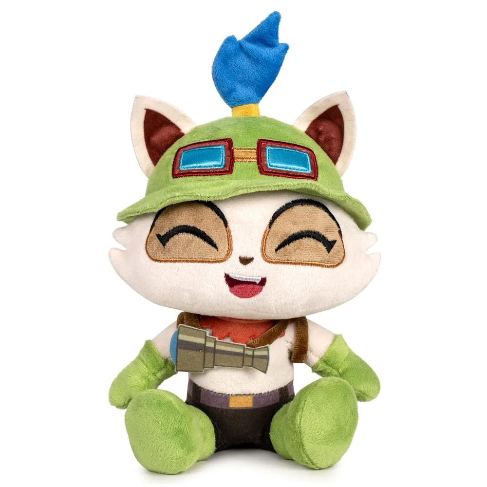 Peluche Teemo League of Legends Champions de 21 cm. O batedor yordle mais famoso do jogo para a tua coleção. Um presente com graça para gamers. Descobre já!
