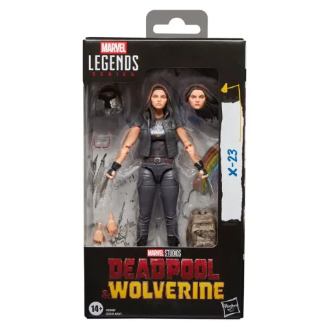 Figura Marvel Legends de X-23 com 15 cm