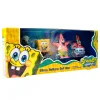Blister com 4 figuras do Bob Esponja