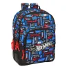 Organiza o material escolar com a mochila Hot Wheels de 42 cm: dois compartimentos