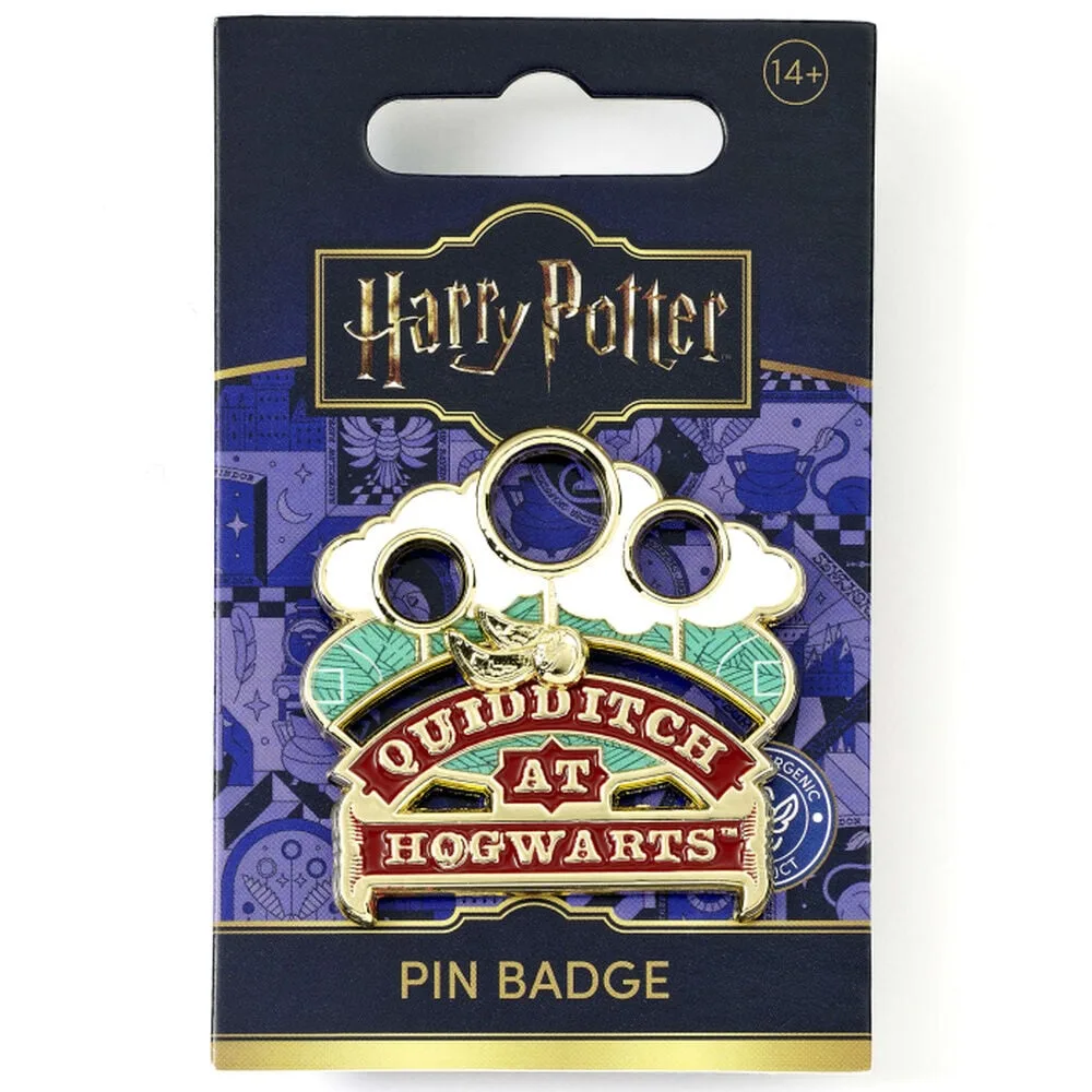 Pin Quidditch em Hogwarts Harry Potter em liga de zinco