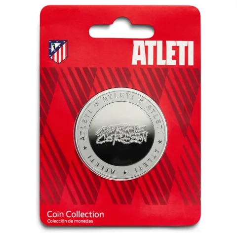 Moeda de coleção do Atlético de Madrid