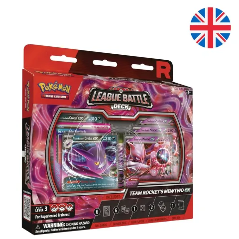 League Battle Deck Pokémon com Team Rocket's Mewtwo ex
