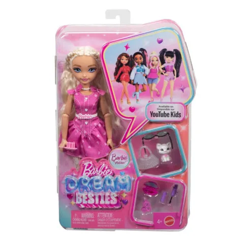 Barbie Dream Besties da Mattel: boneca Malibu articulada