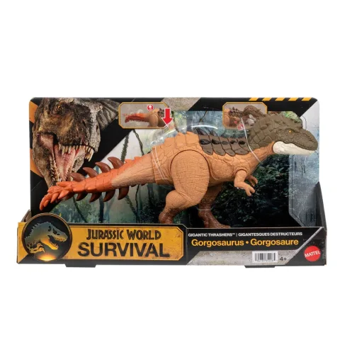 Dois ataques e uma evolução: o Gorgossauro Grandes Embestidas da Mattel