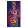 Toalha de microfibra Lamine Yamal FC Barcelona com 70 x 140 cm