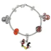Descobre a Pulseira com Charms Mickey Mouse Disney da Peers Hardy. Um acessório de bijuteria para fãs da Disney