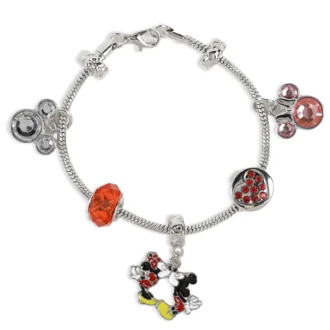 Descobre a Pulseira com Charms Mickey Mouse Disney da Peers Hardy. Um acessório de bijuteria para fãs da Disney