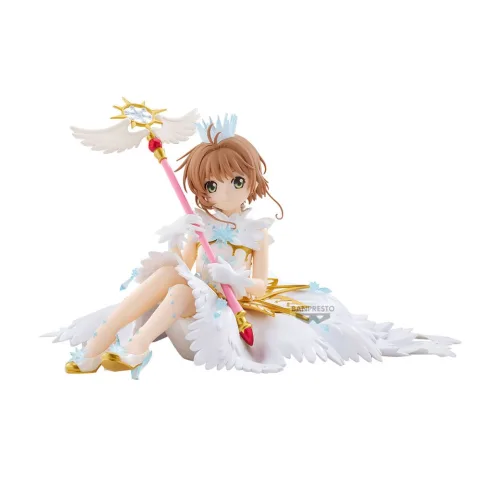 Sakura Kinomoto em figura de 14 cm do arco Clear Card de Cardcaptor Sakura. Nostalgia das CLAMP para a tua coleção de anime. Descobre já na nossa loja!