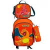 Conjunto Pokémon com mochila de trolley amovível