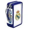 Estojo triplo Real Madrid com 39 peças