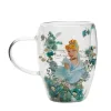 Descobre a Caneca de Cristal com Flores Secas Cinderela Princesas Disney da Widdop & Co. Um presente encantador para fãs e coleções Disney. Compra já!