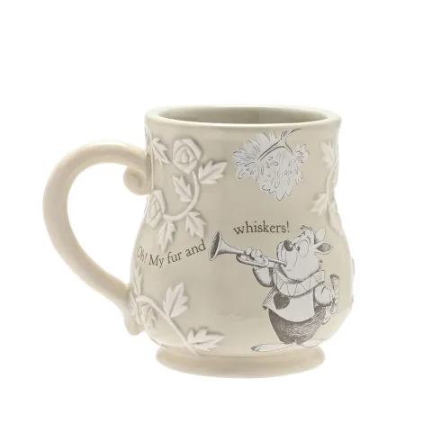 Caneca em cerâmica com o Coelho Branco