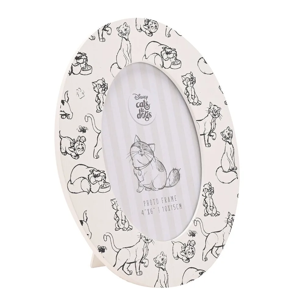 Moldura para fotos de 10 x 15 cm da coleção Cats & Dogs Os Aristogatas Disney