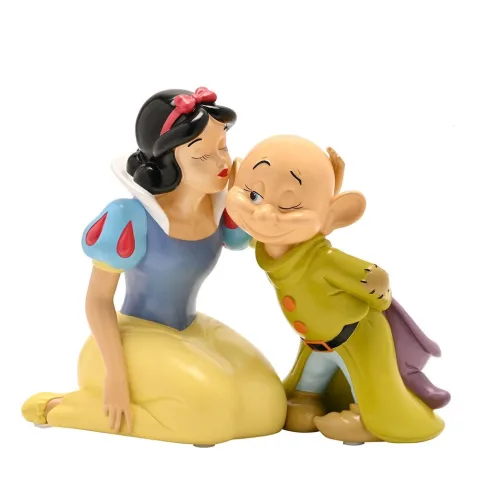 Poupa com a Branca de Neve e o Dunga: mealheiro da Disney em resina resistente