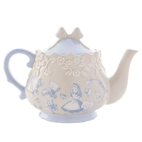 Bule de chá em cerâmica de Alice no País das Maravilhas da Disney