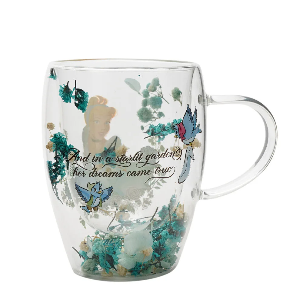 Caneca de Cristal com Flores Secas Cinderela Princesas Disney Widdop & Co - Image 2