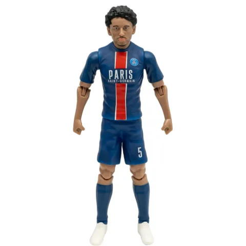 Junta à coleção a figura de ação de Marquinhos do Paris Saint-Germain