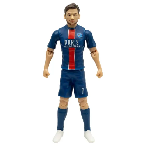 Junta à coleção a figura de ação de Kvaratskhelia do Paris Saint-Germain