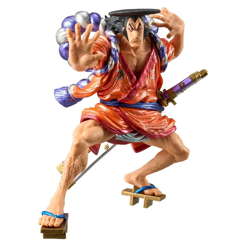 Kouzuki Oden em figura King of Artist Special Ver. de One Piece com 17 cm