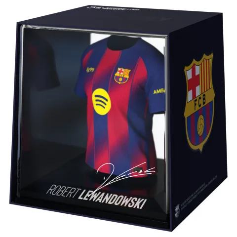 Descobre a mini camisola de Lewandowski do FC Barcelona