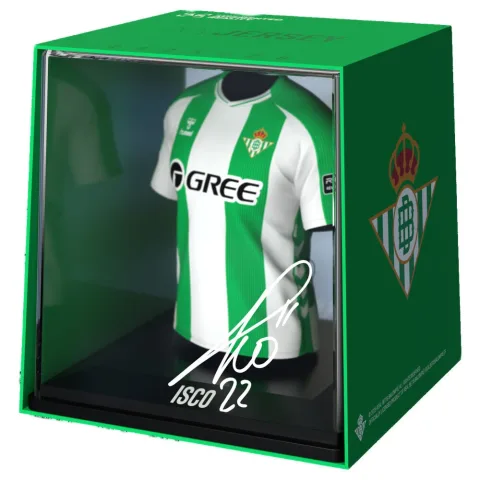 Descobre a figura mini camiseta do Isco do Real Betis