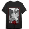 Revive os grandes duelos do anime com a T-shirt Face to Face Naruto Shippuden para adulto