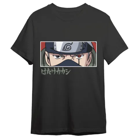 T-shirt Kakashi Eyes Naruto Shippuden para adulto