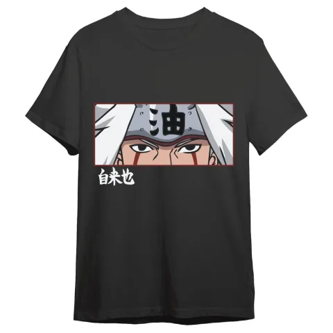 Homenageia o lendário Sannin com a T-shirt Jiraiya Eyes de Naruto Shippuden para adulto