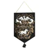Placa de parede Patronus Animals Harry Potter em madeira preta