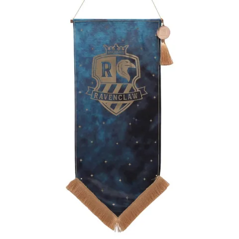 Flâmula de parede Ravenclaw Harry Potter em tecido azul