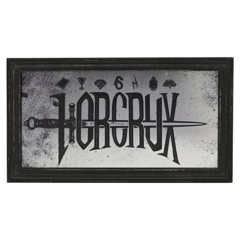 Placa espelho Horcrux Dark Arts Harry Potter da Widdop & Co