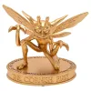 Figura Duende da Cornualha Harry Potter de 15 cm com acabamento dourado detalhado