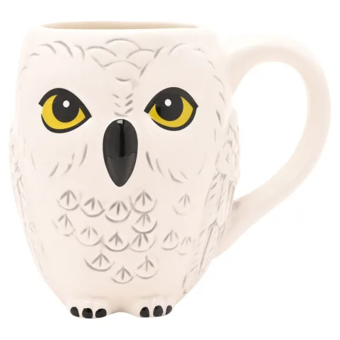 Caneca 3D Hedwig Harry Potter em cerâmica