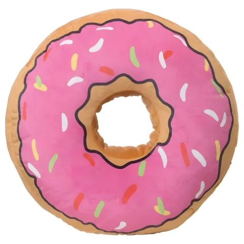 Peluche em forma de donut com 60 cm