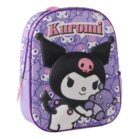 Mochila 3D Kuromi Hello Kitty de 30 cm