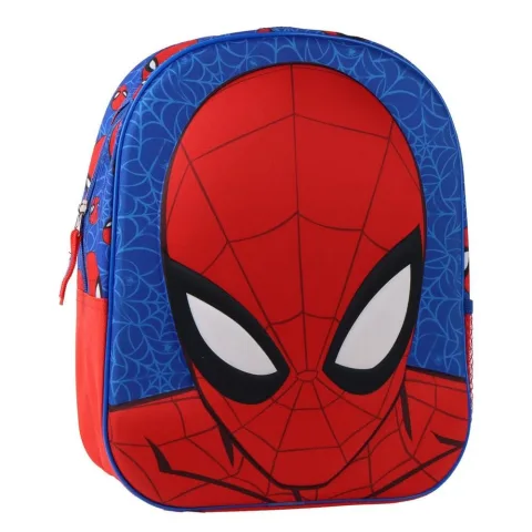 Mochila infantil 3D do Homem-Aranha da Marvel com 30 cm