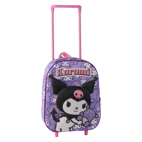 Trolley 3D Kuromi Hello Kitty de 30 cm