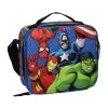 Leva o lanche na Bolsa Porta-lanches 3D Vingadores Marvel da Cerdá. Em poliéster e EVA