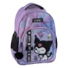 Mochila escolar Kuromi Hello Kitty de 42 cm adaptável a trolley
