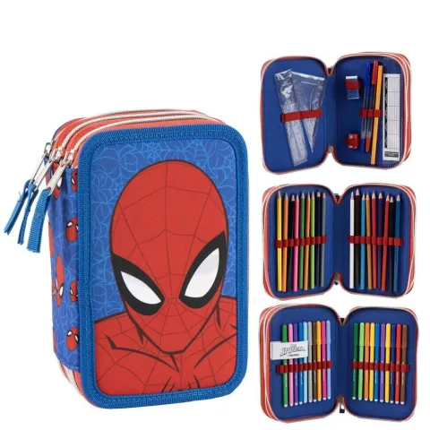 Estojo triplo Homem-Aranha Marvel de 19