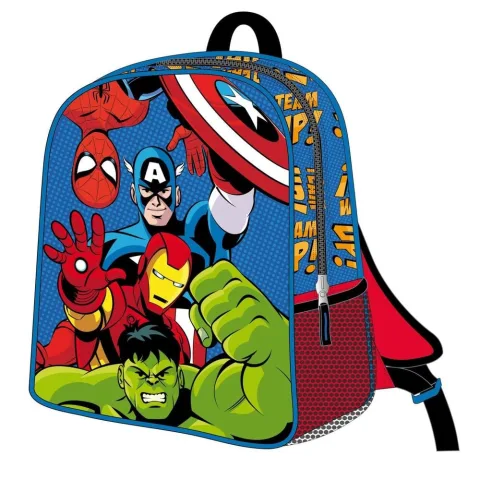Destaca-te com a Mochila 3D Adaptável Vingadores Marvel Cerdá de 30 cm. Em poliéster e EVA
