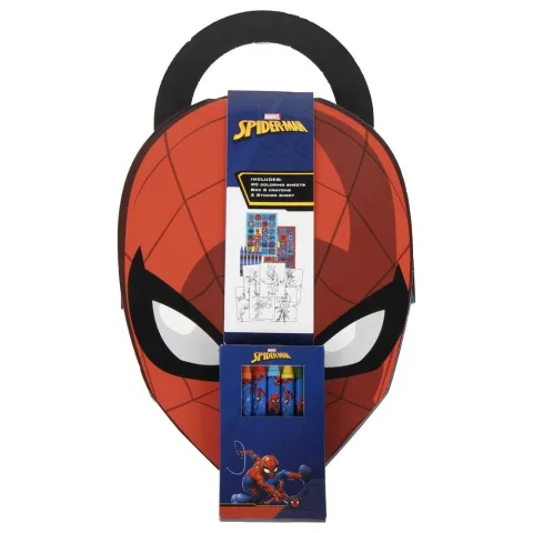 Conjunto de atividades do Homem-Aranha Marvel para entreter os mais novos em casa ou em viagem. Explora esta proposta criativa para pequenos super-heróis.