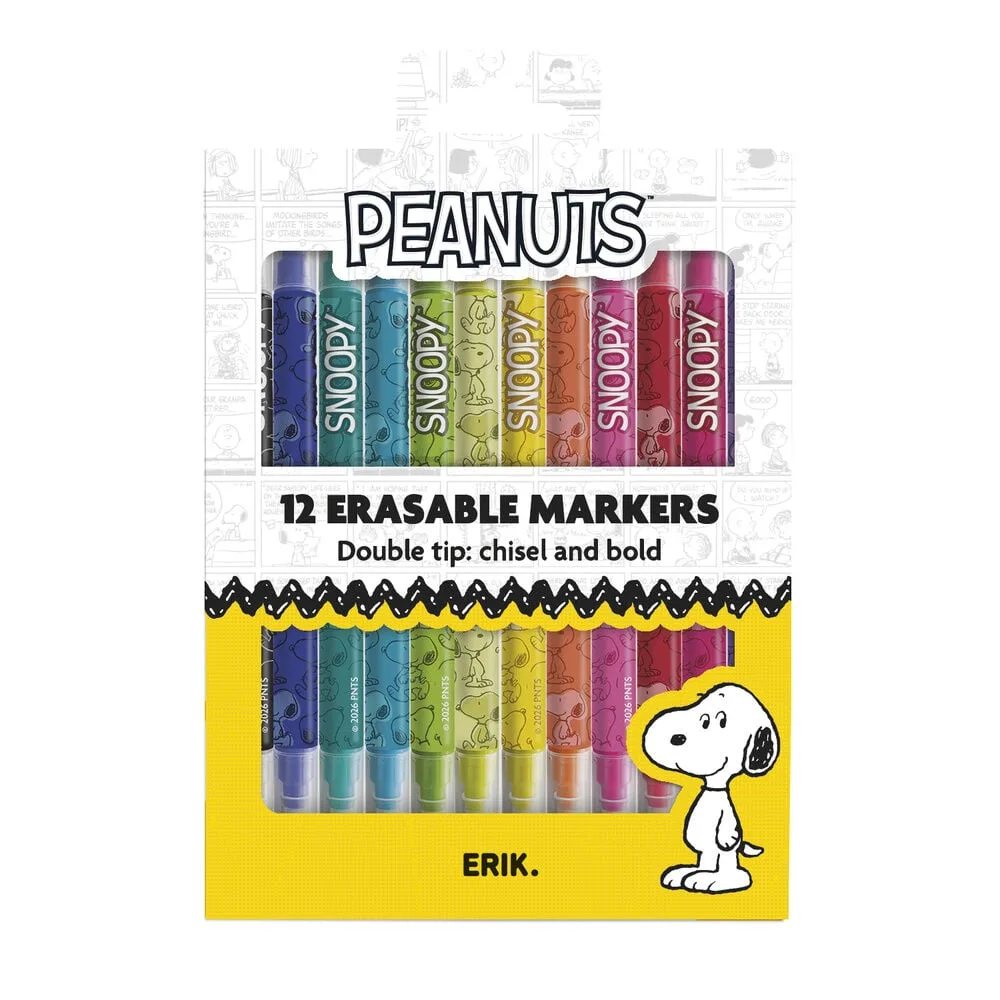 Set de 12 Marcadores Apagáveis Snoopy - Image 2