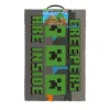 Tapete de entrada com o Creeper de Minecraft