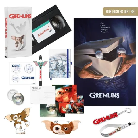 Procuras um presente para fãs de Gremlins? Este conjunto de oferta inspirado no clássico de 1984 é ideal para aniversários e para o Natal. Descobre-o aqui.