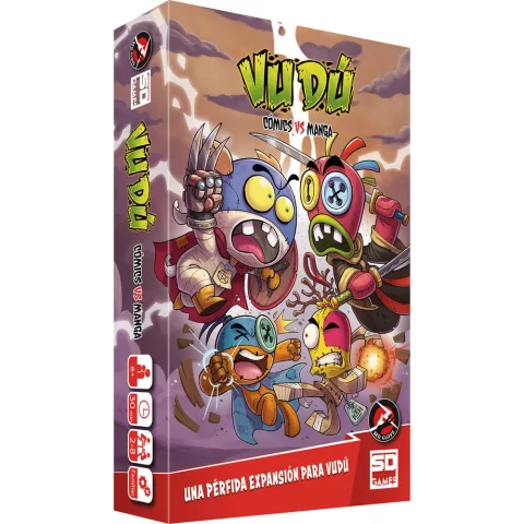 Junta super-heróis do multiverso à tua partida com a Expansão Vudú Comics vs Manga