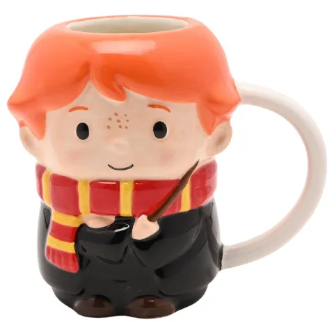 Caneca 3D Ron Weasley Harry Potter em cerâmica