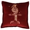 Almofada de veludo Fawkes Harry Potter com bordado detalhado da fénix de Dumbledore. Elegância mágica para o teu sofá ou a tua cama. Explora já!