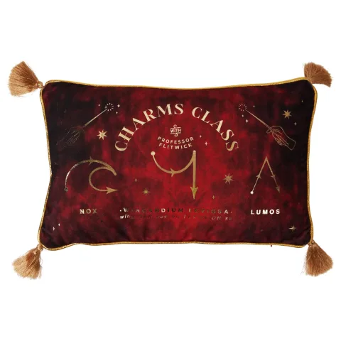 Almofada de veludo Aula de Feitiços Harry Potter com 50 x 30 cm. Um toque mágico de Hogwarts para o sofá ou para o quarto de qualquer fã. Descobre já!